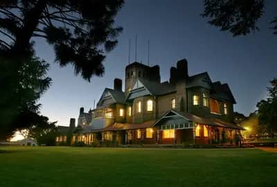 University of New England campus — Boolominbah Homestead at night
